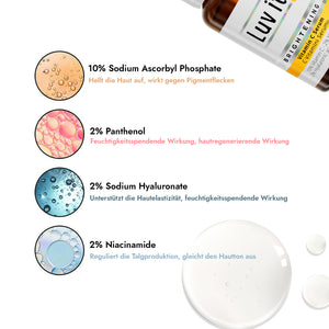 Coffret de soins hydratants et sérum à la vitamine C Luv it