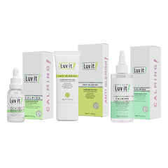 Luv it 3-piece Centella Extract Skincare Set for Sensitive, Blemish-prone Skin