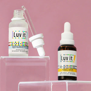 Coffret de soins hydratants et sérum à la vitamine C Luv it