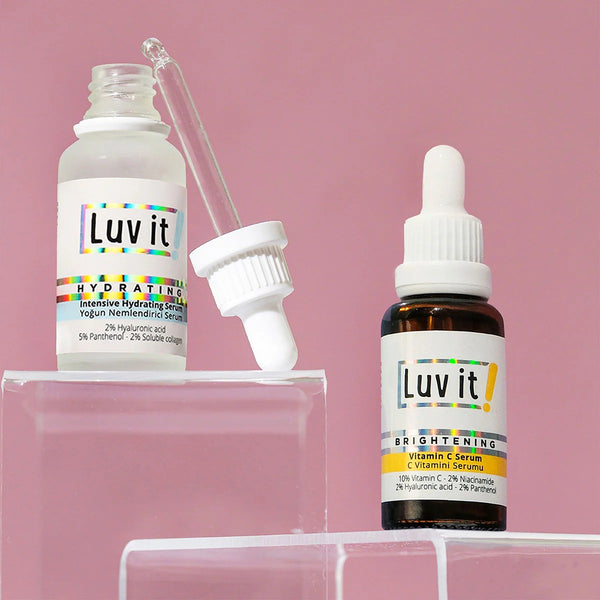 Coffret de soins hydratants et sérum à la vitamine C Luv it