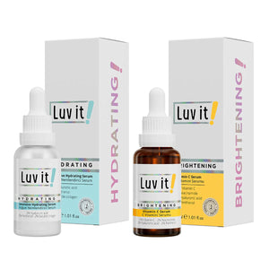Coffret de soins hydratants et sérum à la vitamine C Luv it