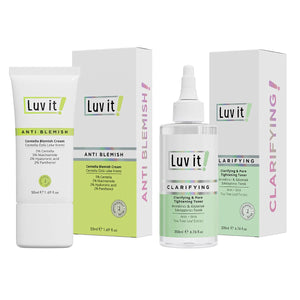 Luv it Toner & Centella Blemish Cream Skincare Set