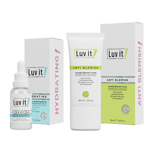 Luv it Moisturizing Serum + Centella Blemish Cream Set