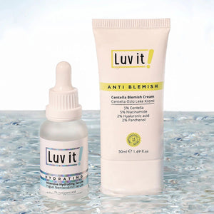 Luv it Moisturizing Serum + Centella Blemish Cream Set