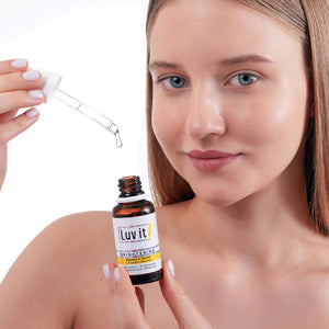 Coffret de soins hydratants et sérum à la vitamine C Luv it