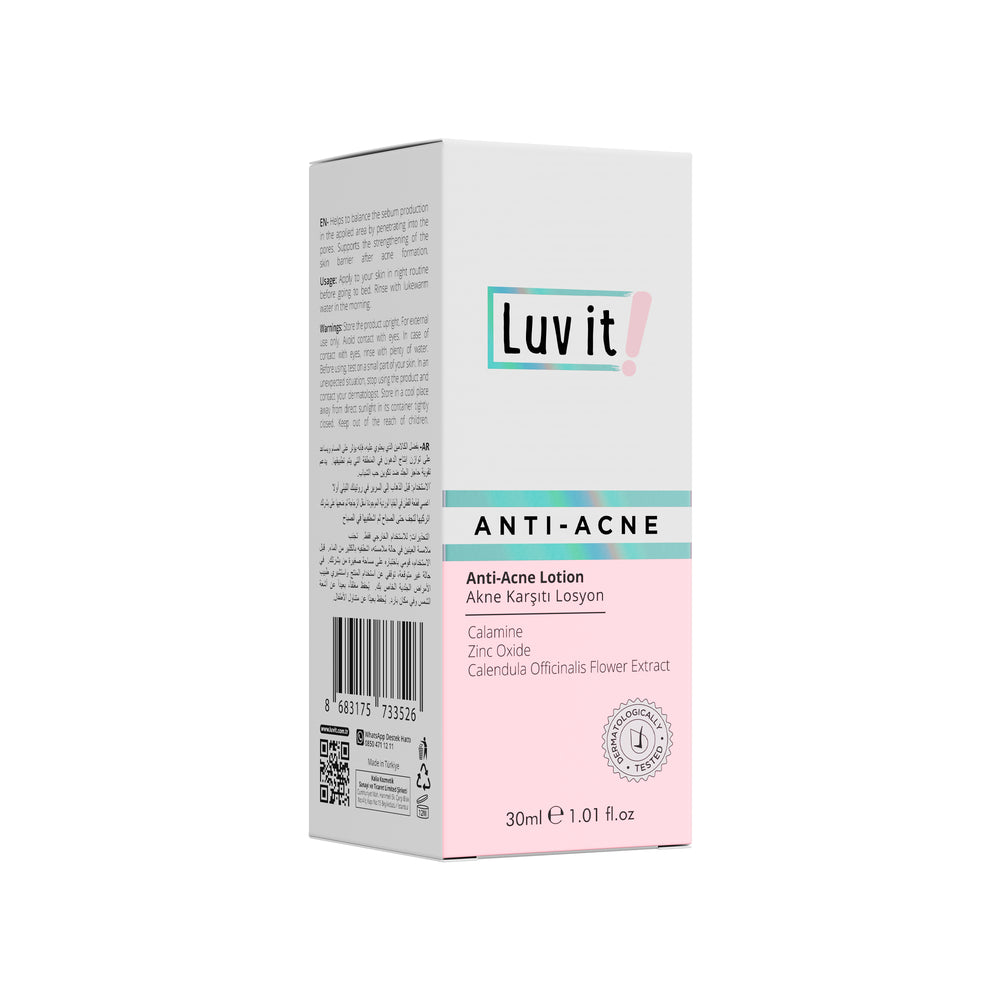 Luv it Anti-Akne Lotion gegen Pickel, Mitesser & Hautunreinheiten 30 ml