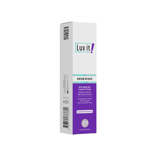 Crème contour des yeux anti-âge Luv it contre les rides et les cernes 15 ml
