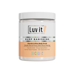 Luv it Glycolic Acid Body Scrub with Rice Extract and Hyaluronic Acid 250ml