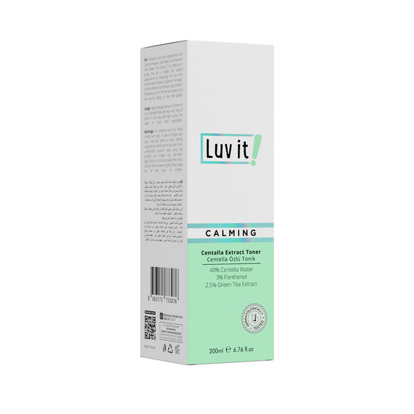 Luv it Centella Extract Toner - Soothing & Moisturizing Facial Toner 200ml