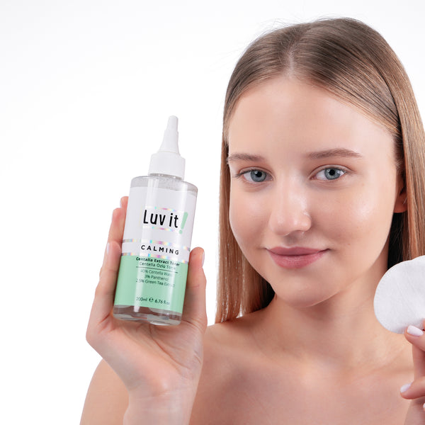 Coffret Sérum et Lotion Tonique à l'Extrait de Centella Luv it
