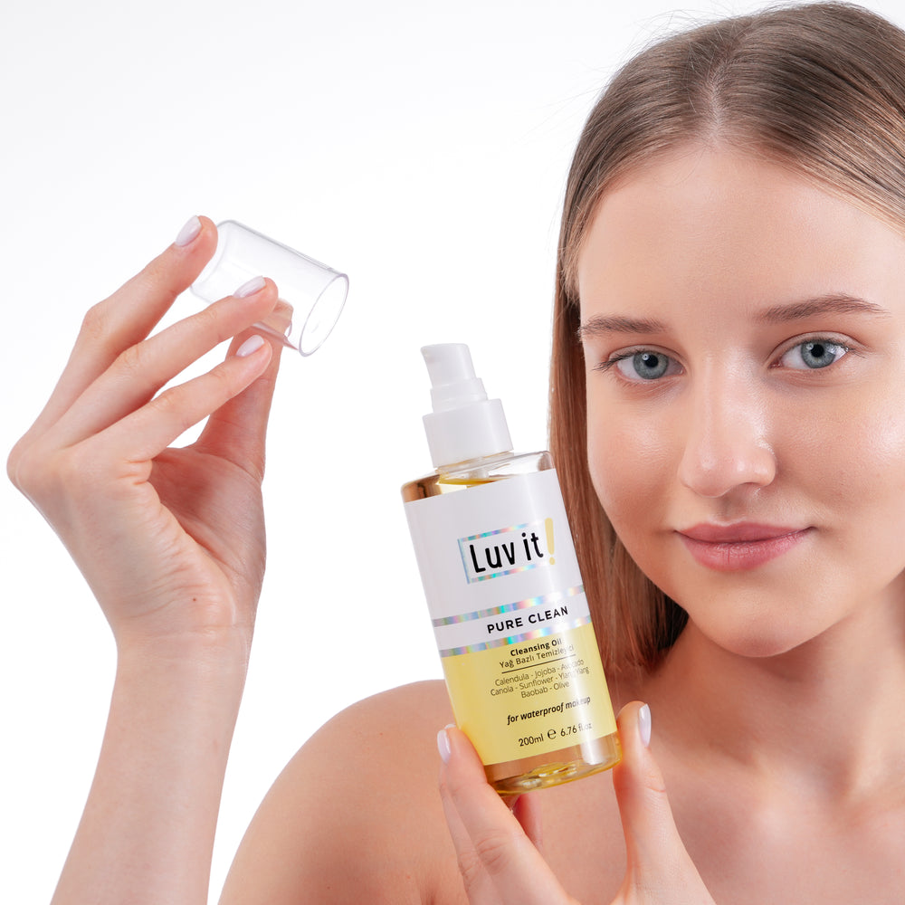Coffret nettoyant Luv it : gel nettoyant hydratant et huile nettoyante