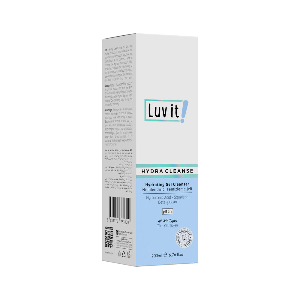 Luv it Feuchtigkeitsspendendes Reinigunsgel mit Hyaluron 200ml