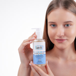 Coffret nettoyant Luv it : gel nettoyant hydratant et huile nettoyante