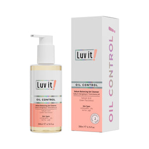Gel nettoyant visage sébo-régulateur Luv it 200 ml