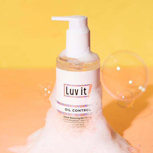 Gel nettoyant visage sébo-régulateur Luv it 200 ml